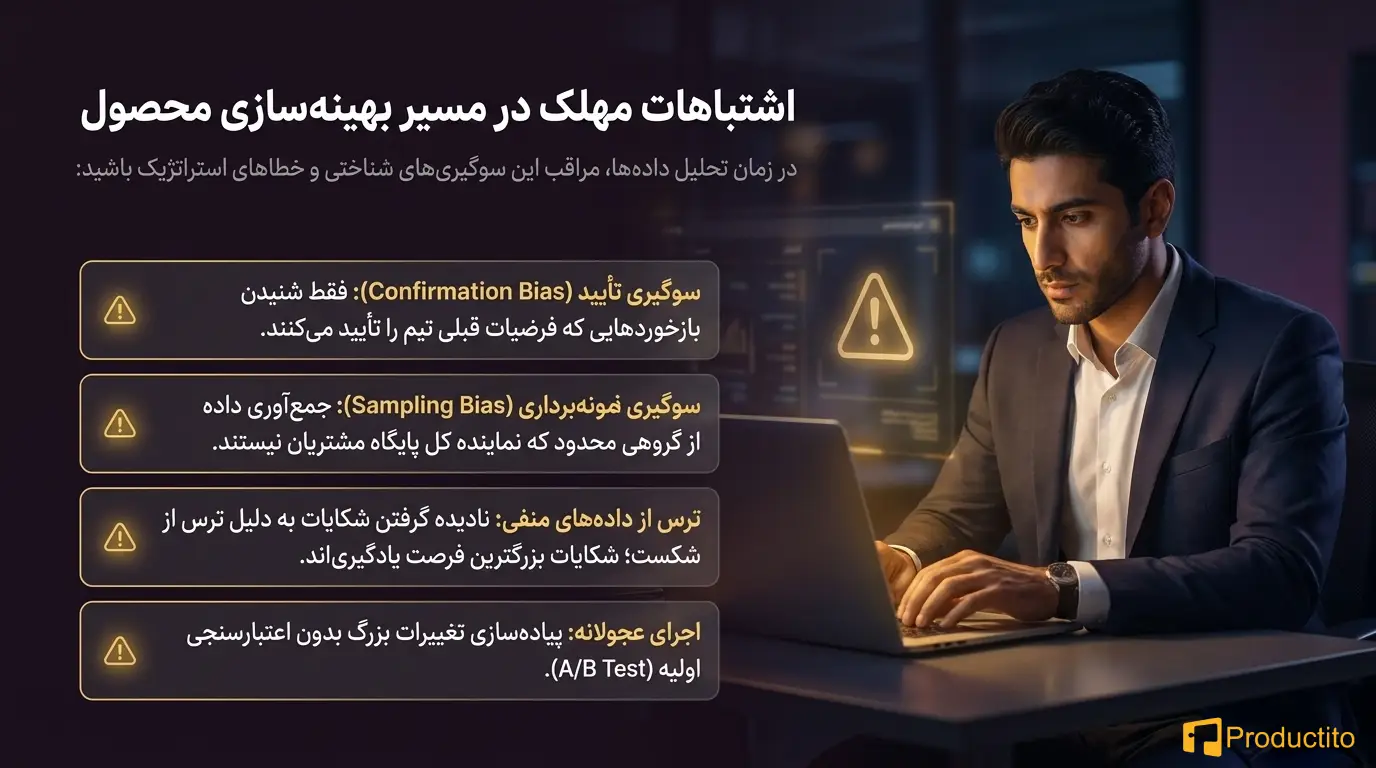 چگونه با بازخورد کاربران، محصول را بهینه کنیم؟