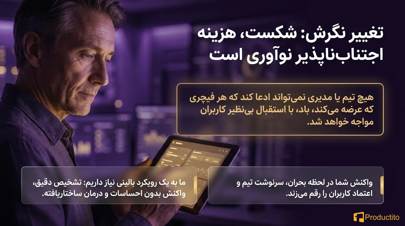 مدیریت بحران در محصول