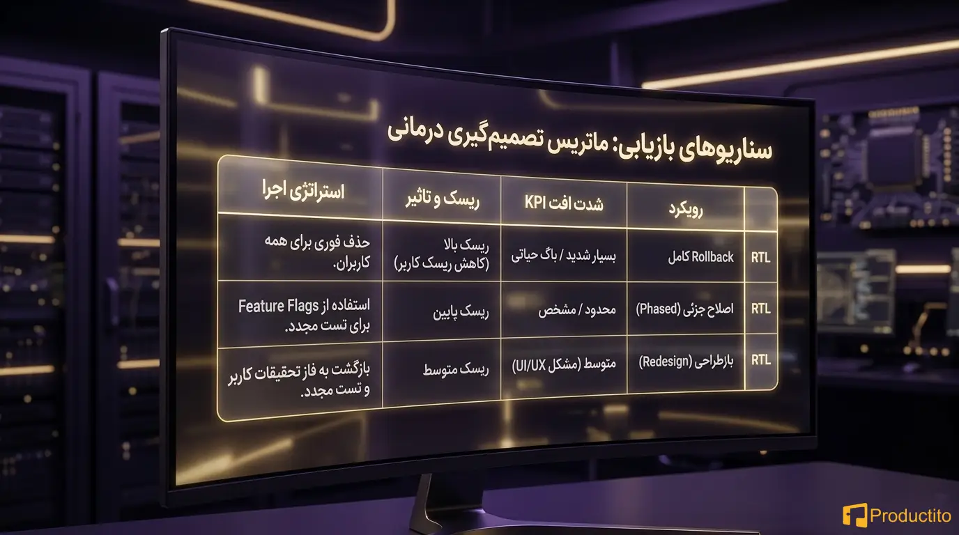 مدیریت بحران در محصول