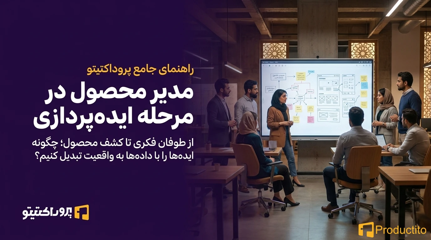 مدیر محصول در مرحله ایده‌پردازی